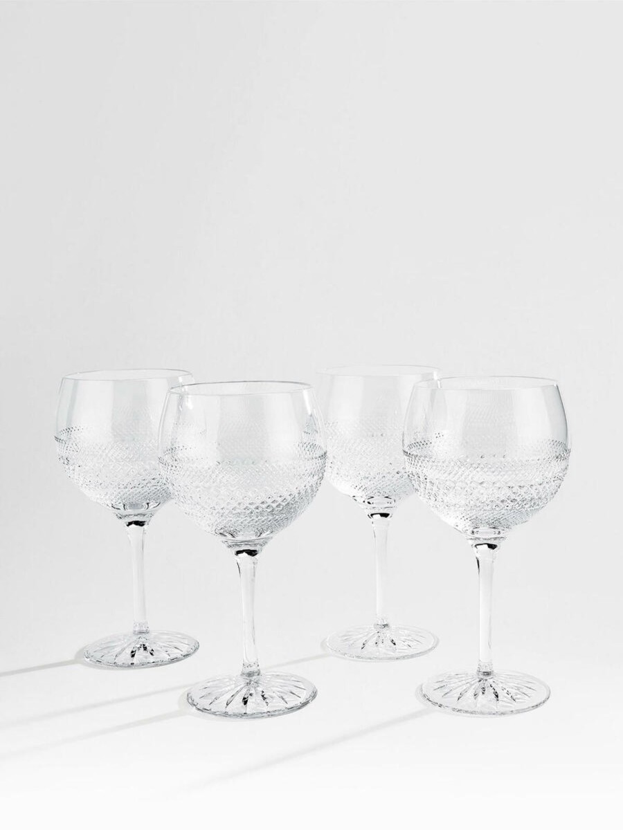 Dining Soho Home | Huxley Cut Crystal Gin Glass, Set Of Four