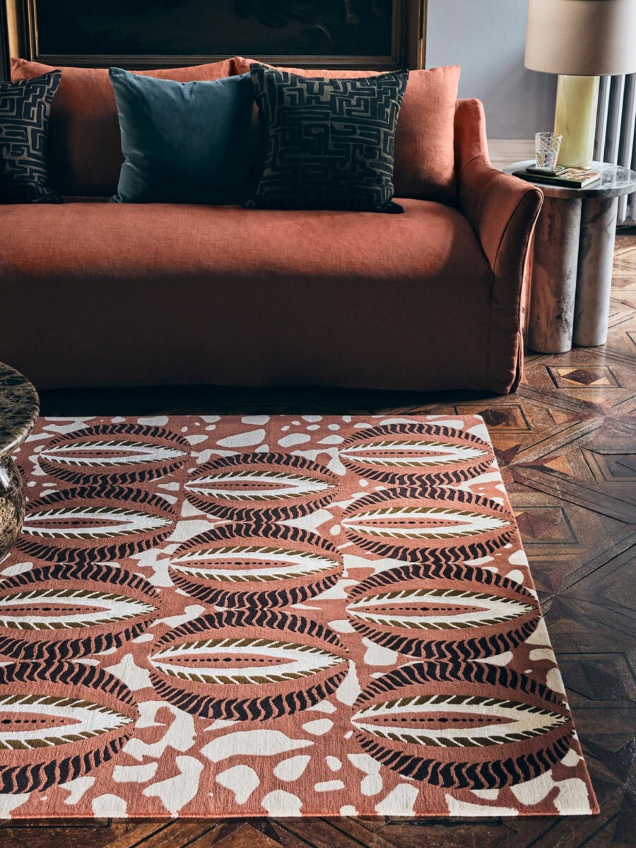 Textiles Soho Home | Eva Sonaike Ijoba Rug, Copper