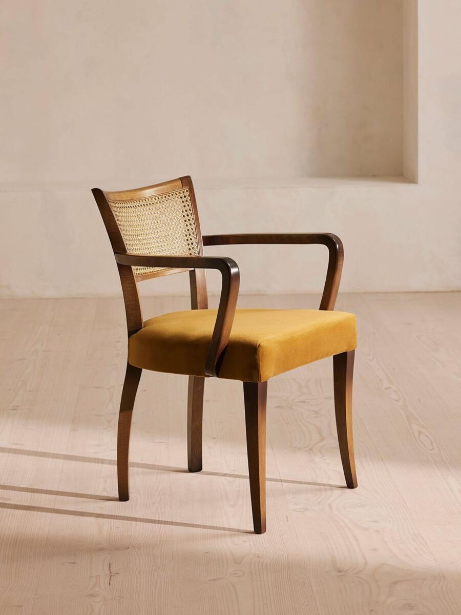 Furniture Soho Home | Molina Armchair, Cane Back