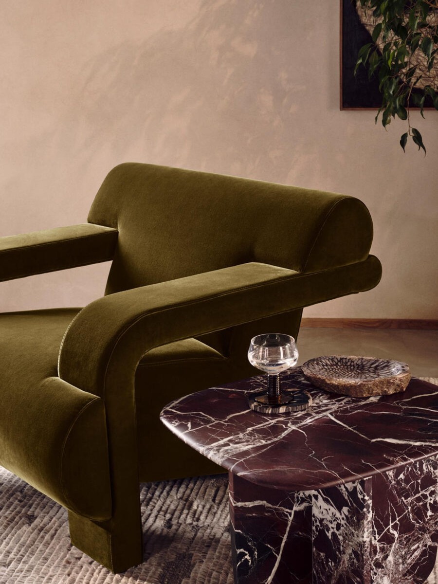 Furniture Soho Home | Humphrey Armchair Olive