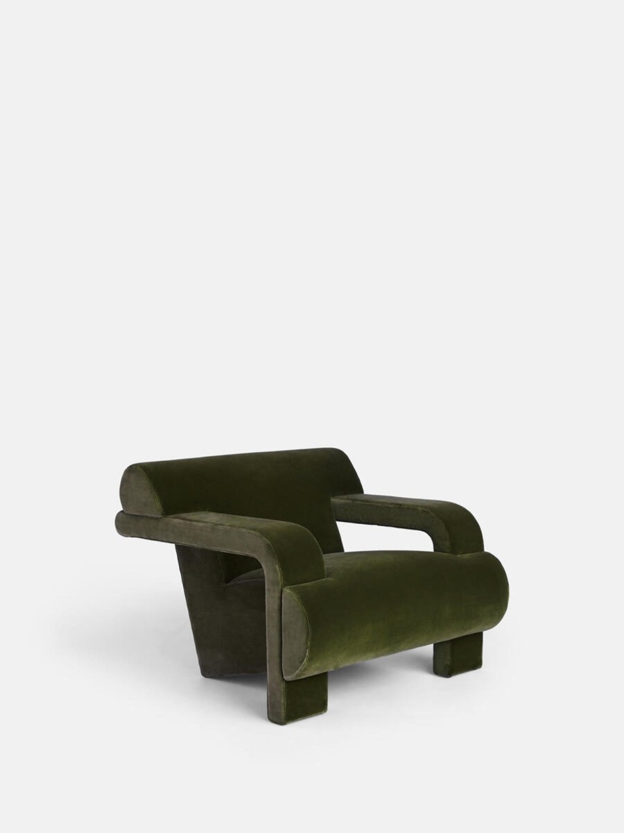 Furniture Soho Home | Humphrey Armchair Olive