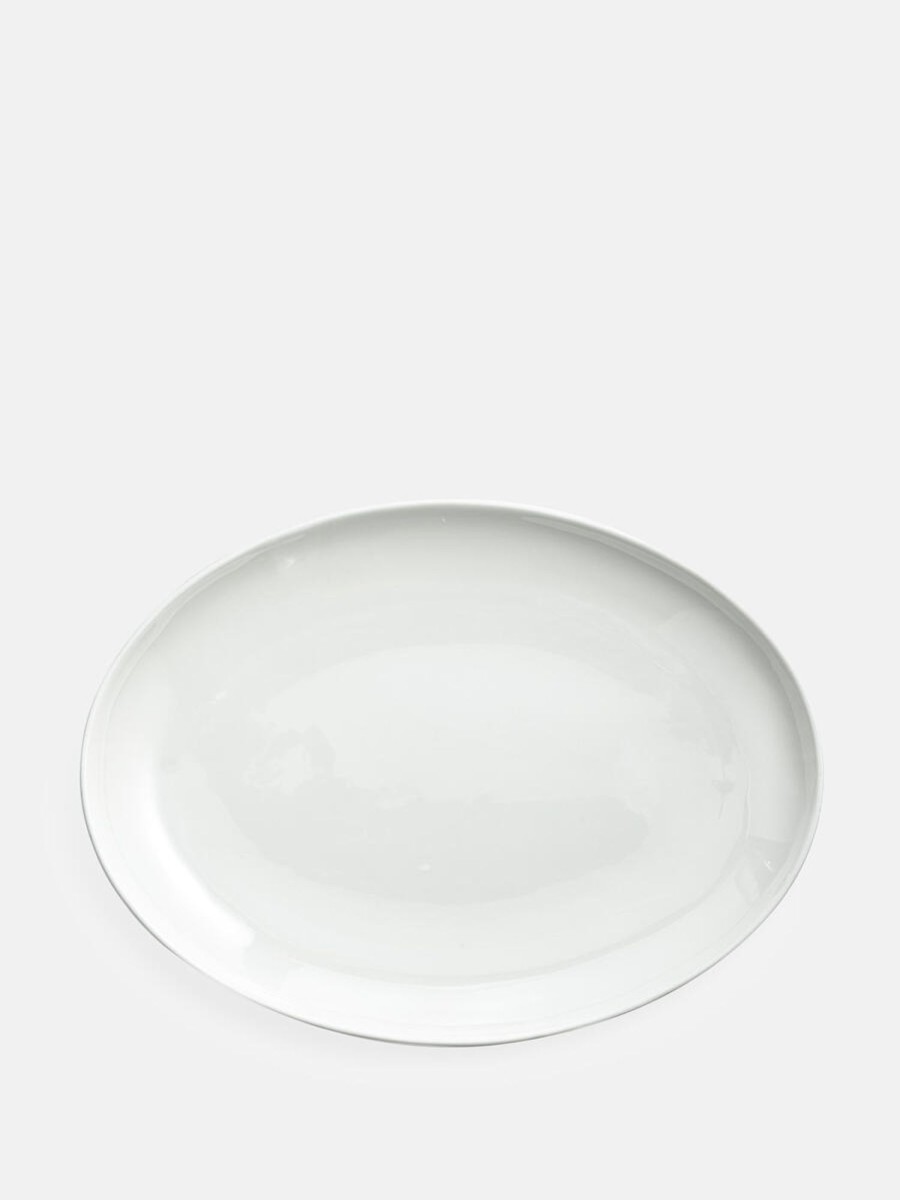 Dining Soho Home | House Oval Dish, Large, Bone China, White