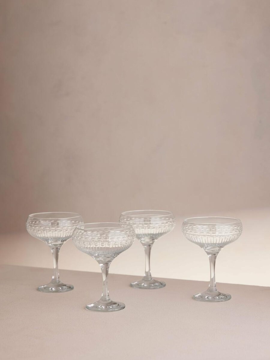 Dining Soho Home | Etched Coupe, Set Of Four