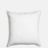 Textiles Soho Home | Luna Linen Pillowcase, Square White