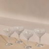 Dining Soho Home | Barwell Cut Crystal Champagne Coupe, Set Of Four