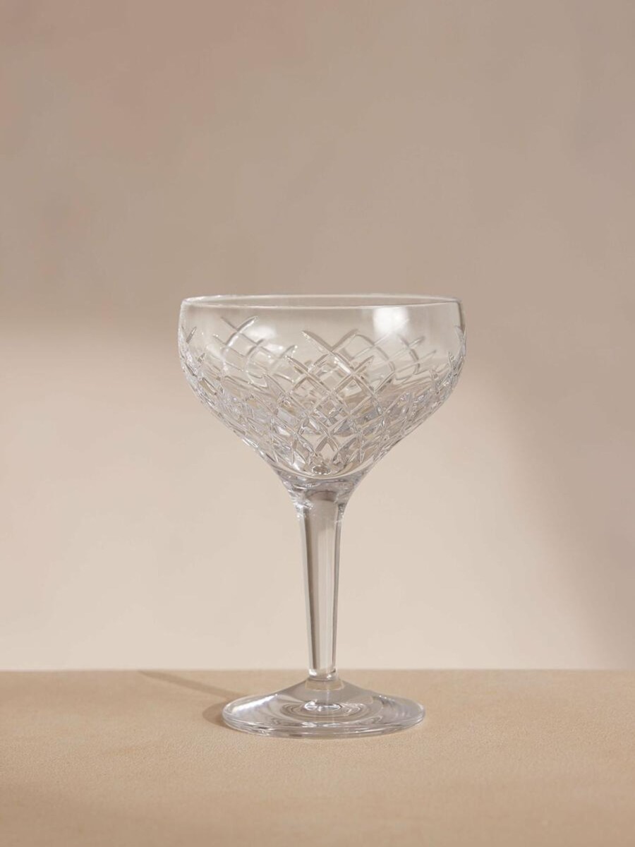 Dining Soho Home | Barwell Cut Crystal Champagne Coupe, Set Of Four