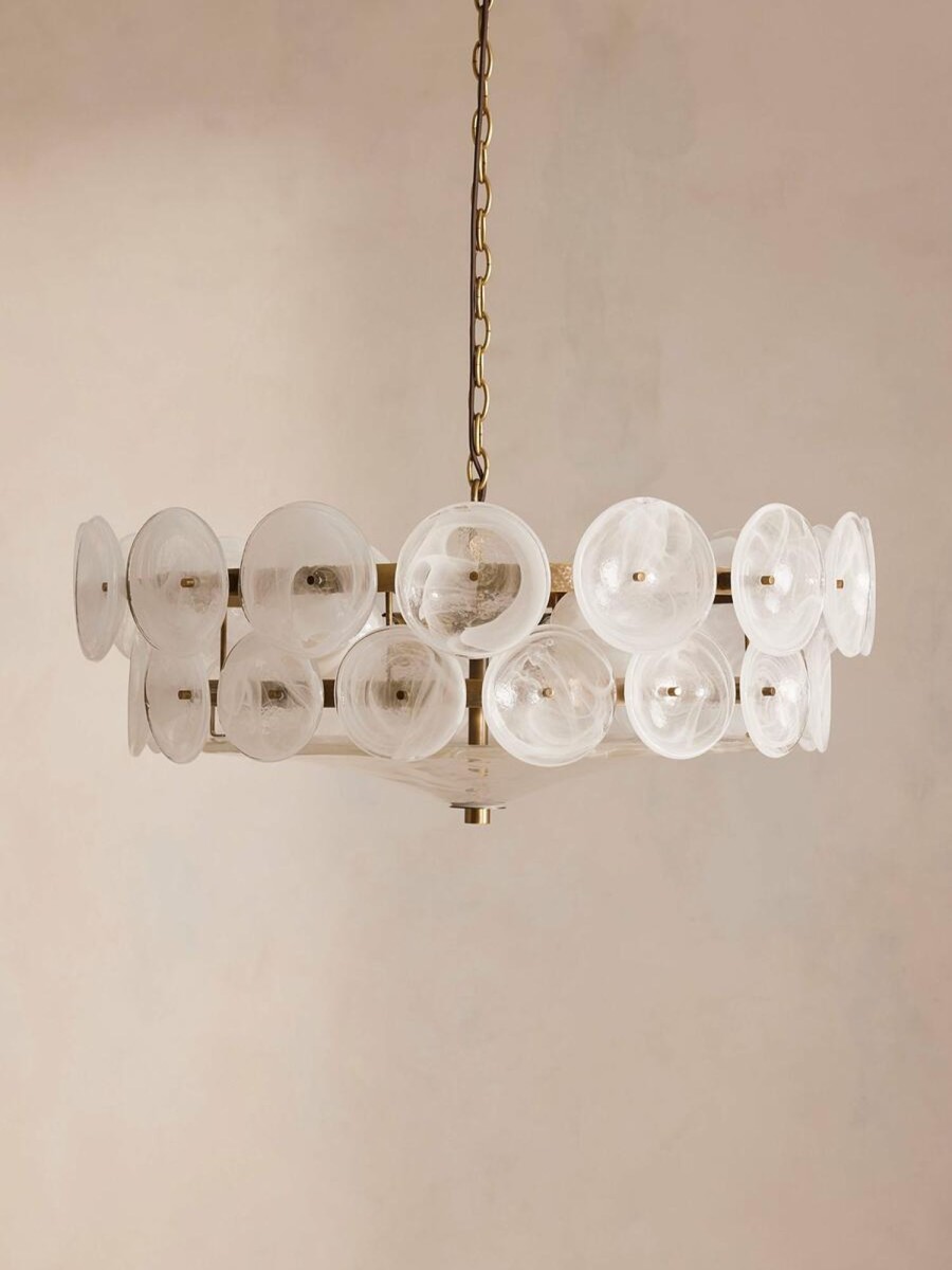 Lighting Soho Home | Lorenzo Chandelier, Milky Glass