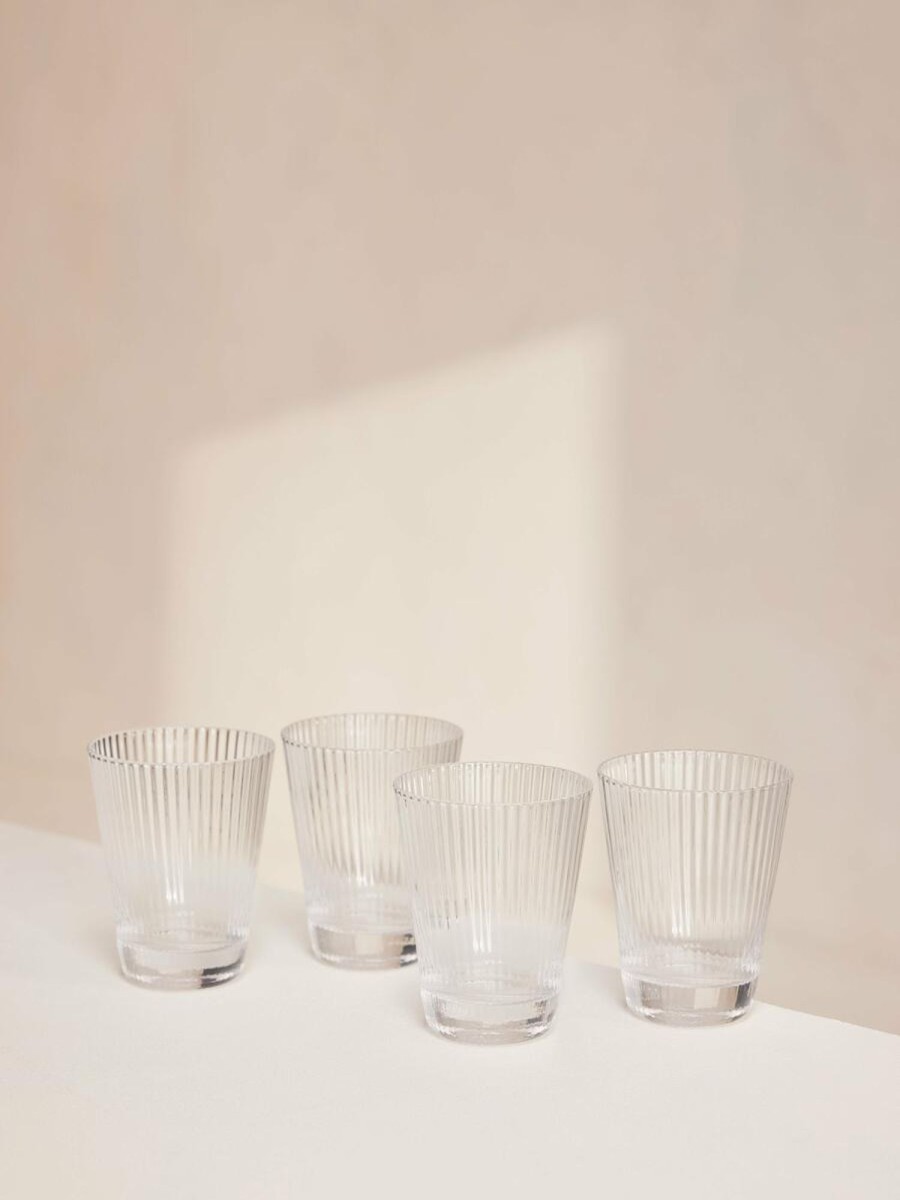 Dining Soho Home | Fluted Water Glass, Set Of Four