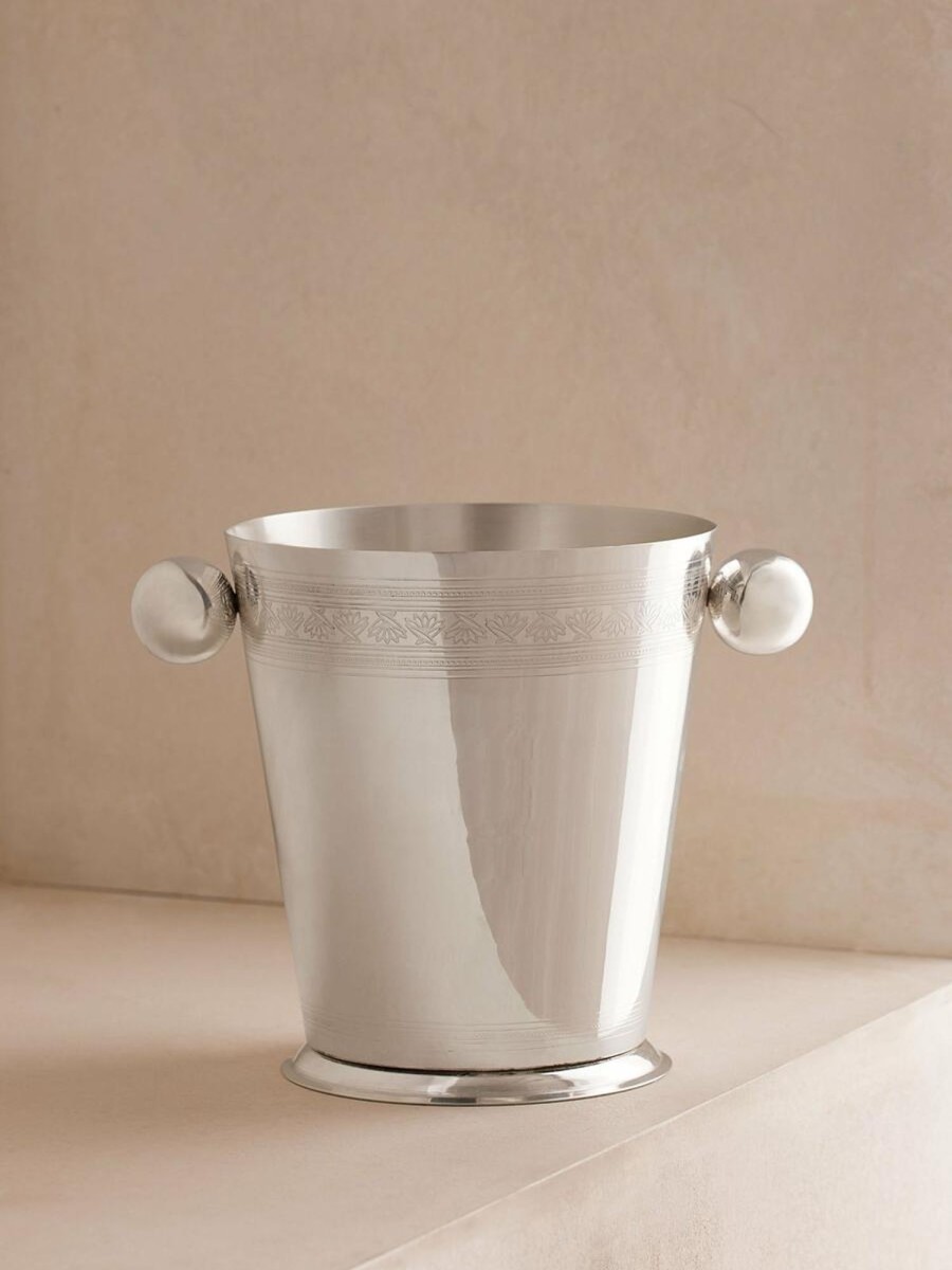 Dining Soho Home | Rochester Engraved Silver Ice Bucket