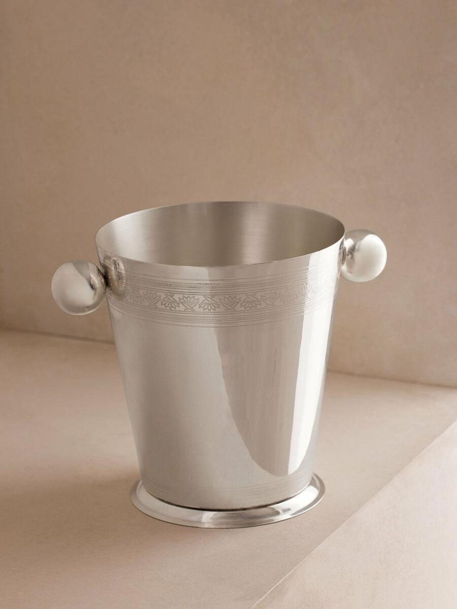 Dining Soho Home | Rochester Engraved Silver Ice Bucket