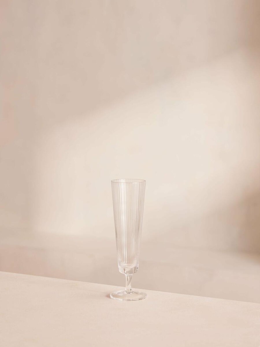 Dining Soho Home | Fluted Champagne Glass, Set Of Four