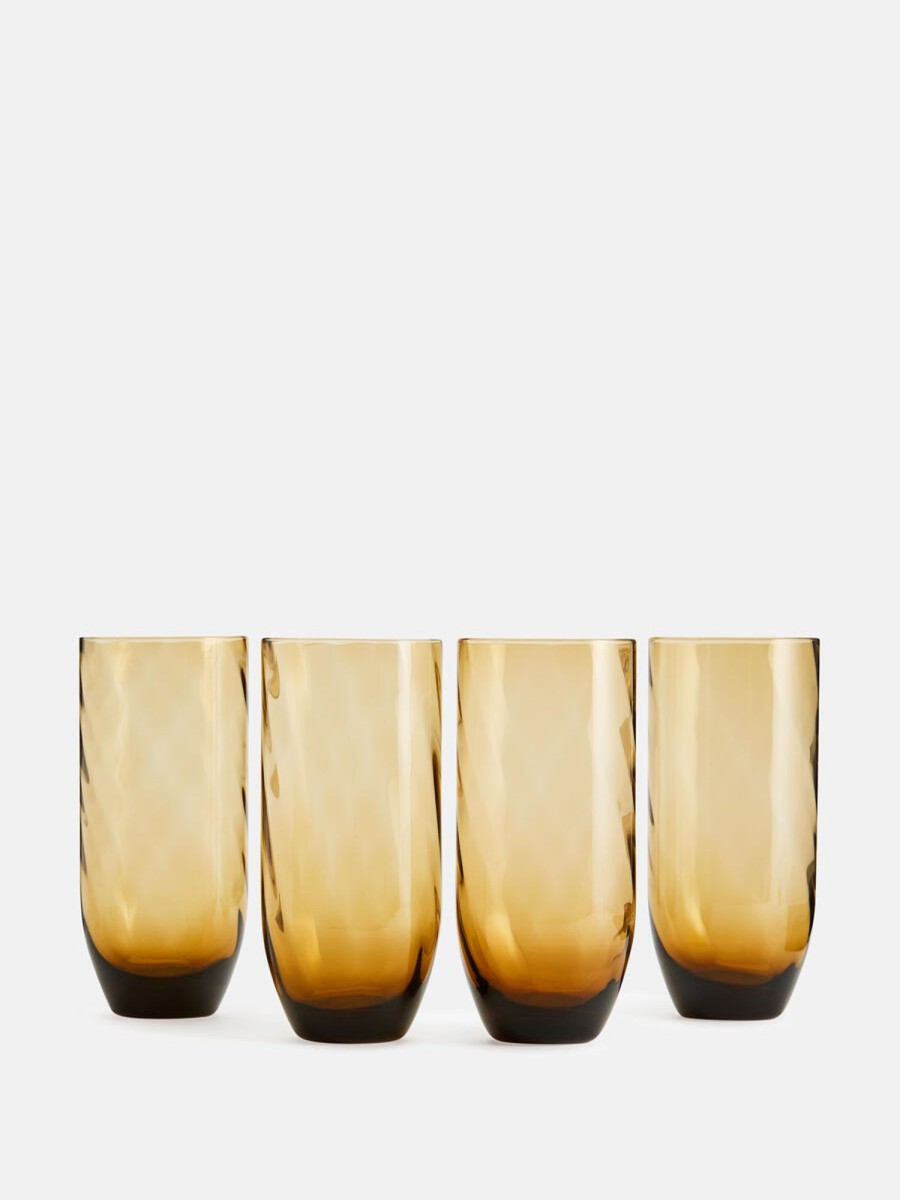 Dining Soho Home | Rosendale Highball, Set Of Four Amber