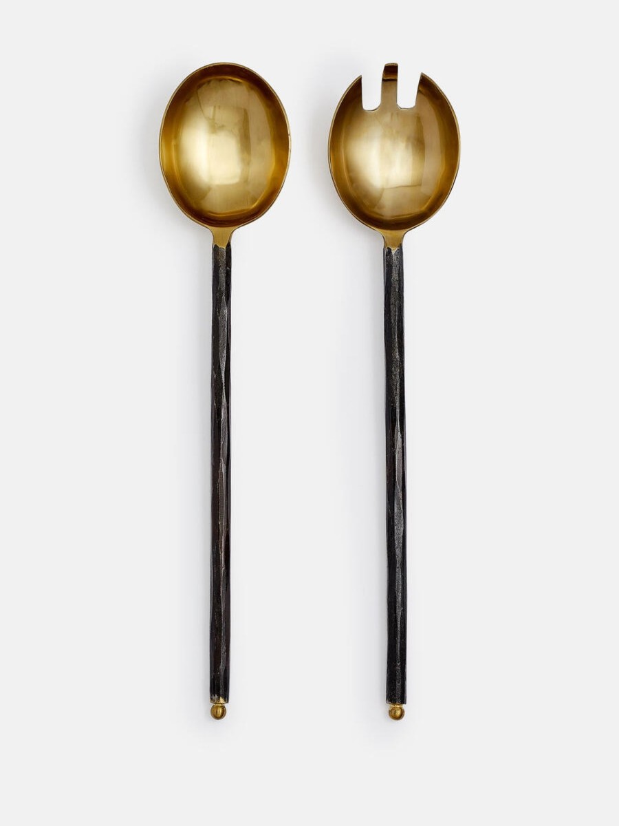 Dining Soho Home | Stanton Servers, Set Of Two Brass