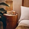 Furniture Soho Home | Andrea Bedside Table, Carrara Marble