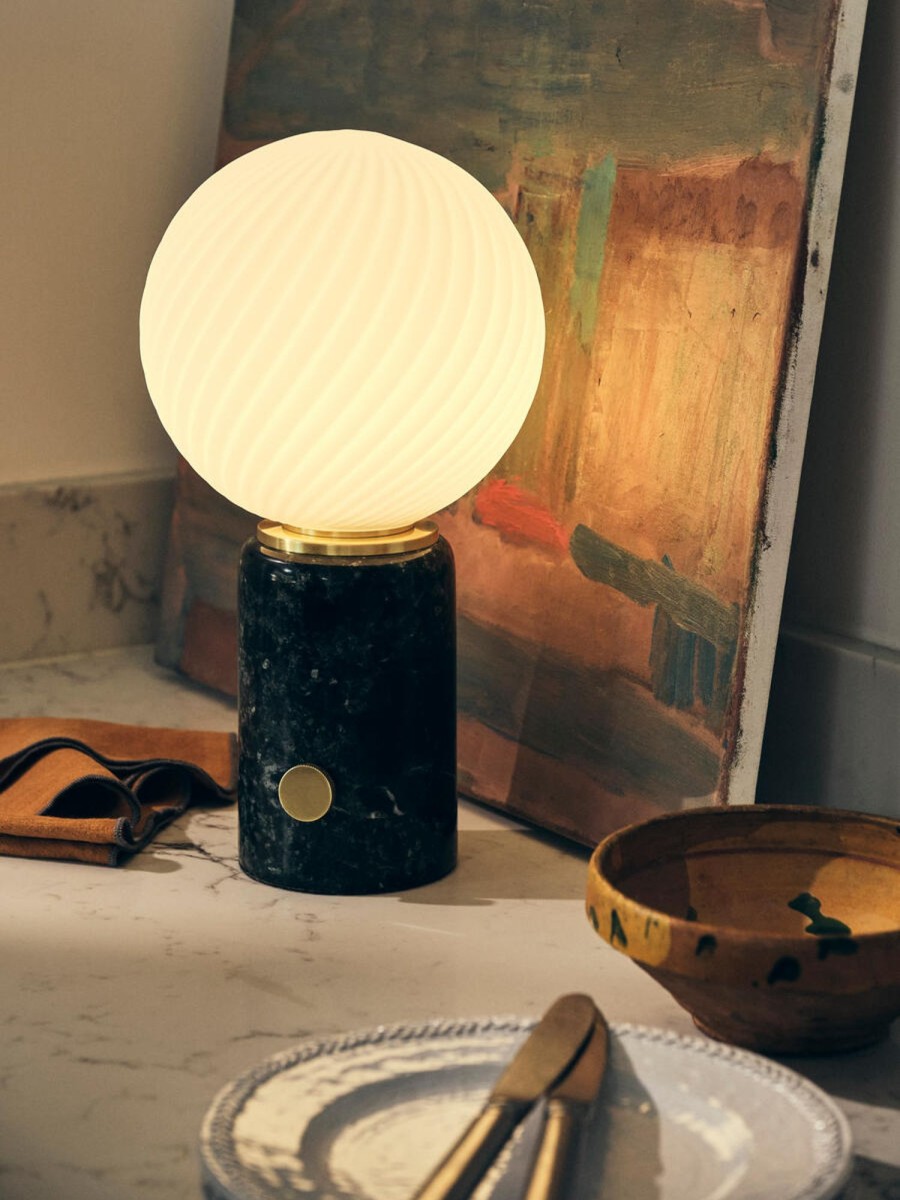 Lighting Soho Home | Swirl Table Lamp Green