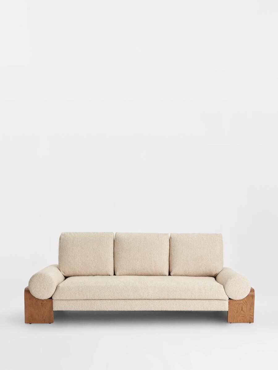 Furniture Soho Home | Olivier Sofa, Boucle, Sand