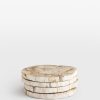 Dining Soho Home | Balfern Petrified Wood Coasters, Set Of Four, White