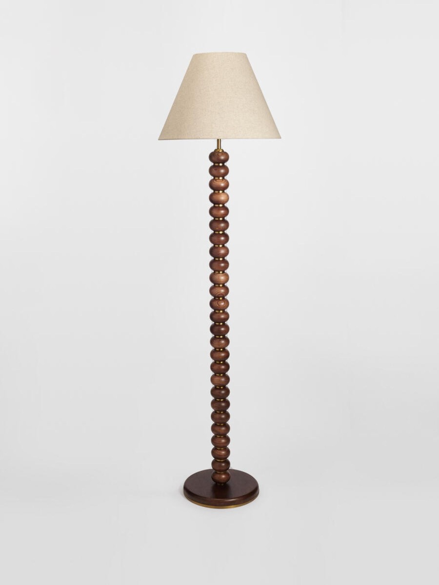 Lighting Soho Home | Greyson Floor Lamp, Oak, Tall