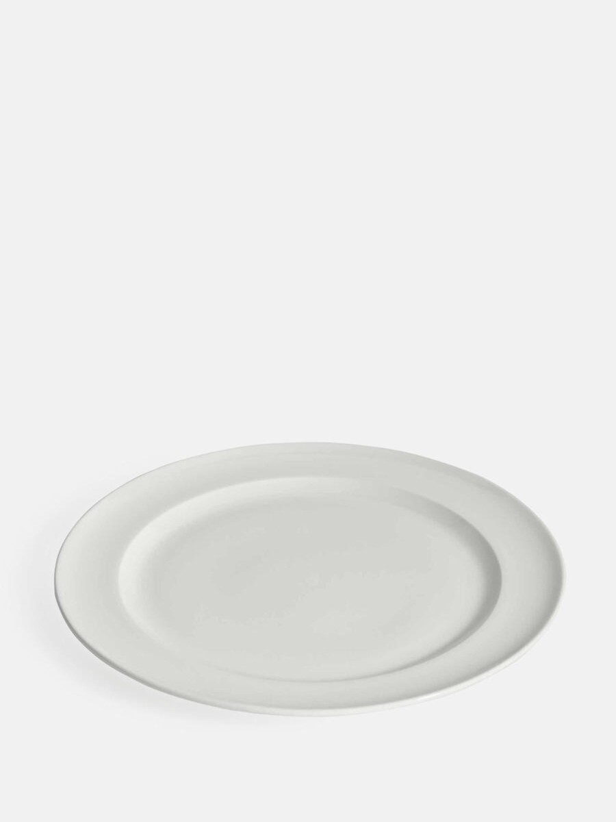 Dining Soho Home | House Serving Plate, Bone China, White