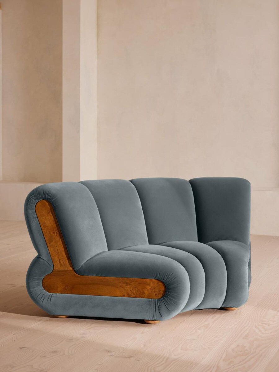 Furniture Soho Home | Noelle Modular Curved Armchair