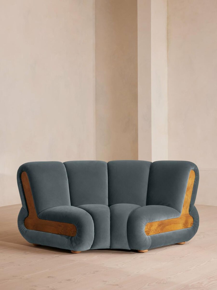 Furniture Soho Home | Noelle Modular Curved Armchair