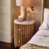 Furniture Soho Home | Carlisle Bedside Table, Carrara Marble