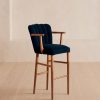 Furniture Soho Home | Mae Barstool, Velvet