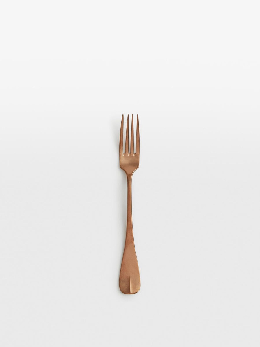 Dining Soho Home | Stonewashed Cutlery, Rose Gold, Set Of 24