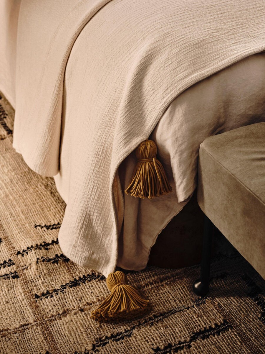 Textiles Soho Home | Penelope Bedspread, Mustard