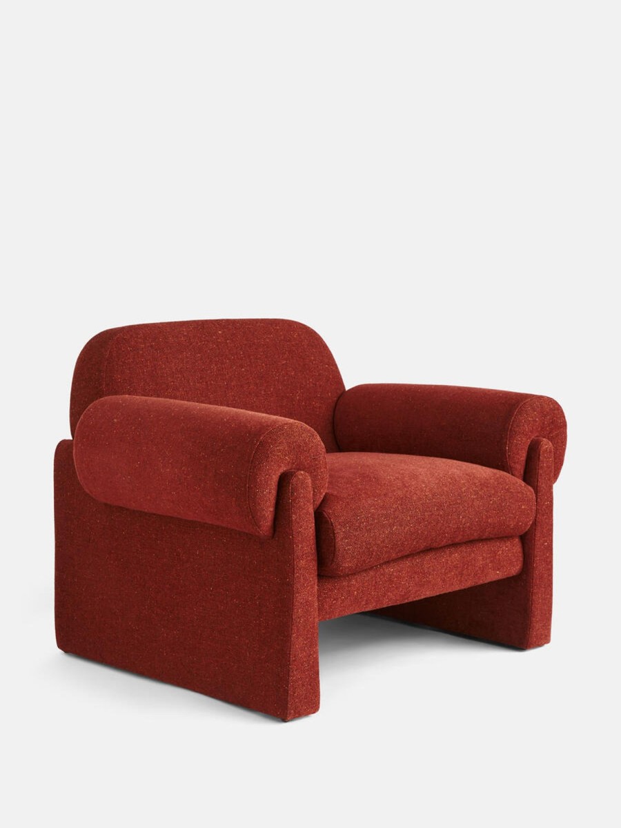 Furniture Soho Home | Herly Armchair, Fleck Eco, Burnt Orange