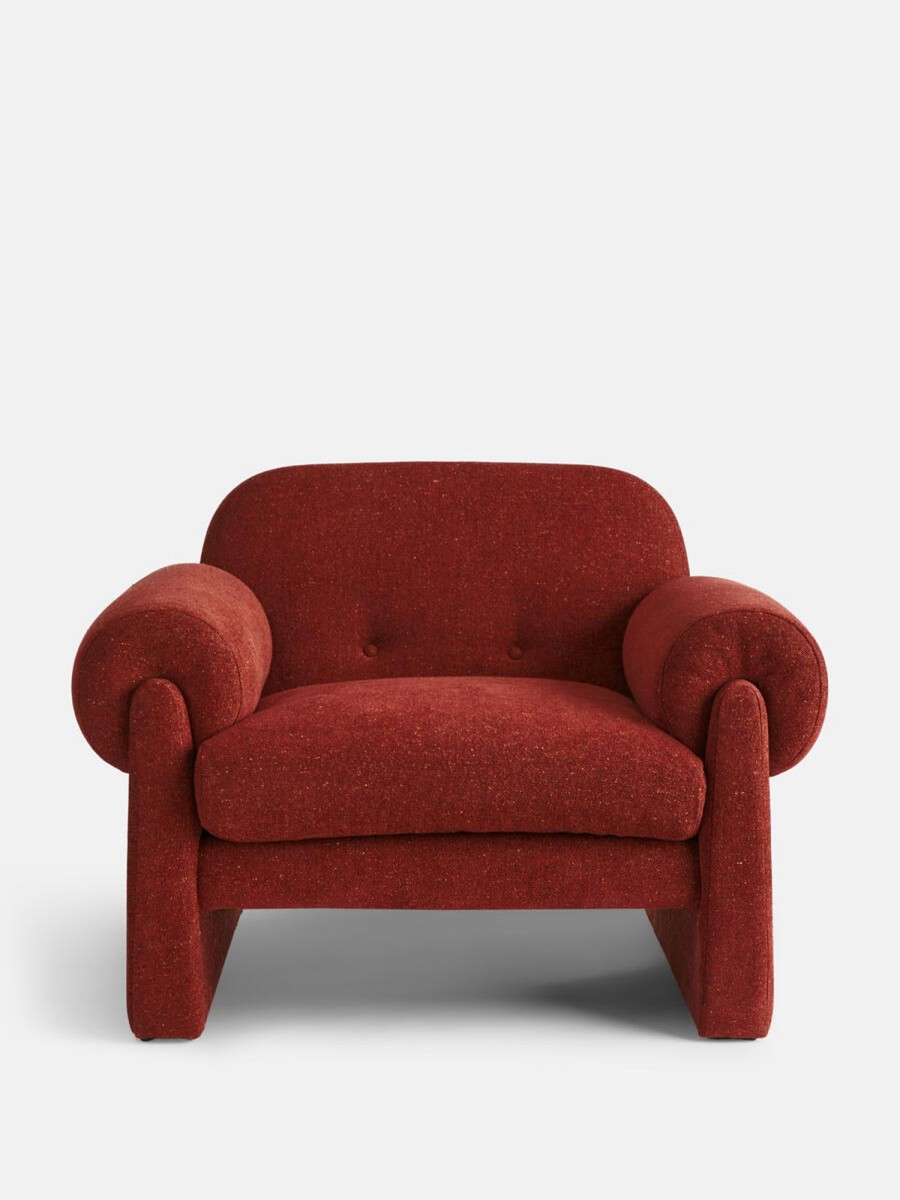 Furniture Soho Home | Herly Armchair, Fleck Eco, Burnt Orange