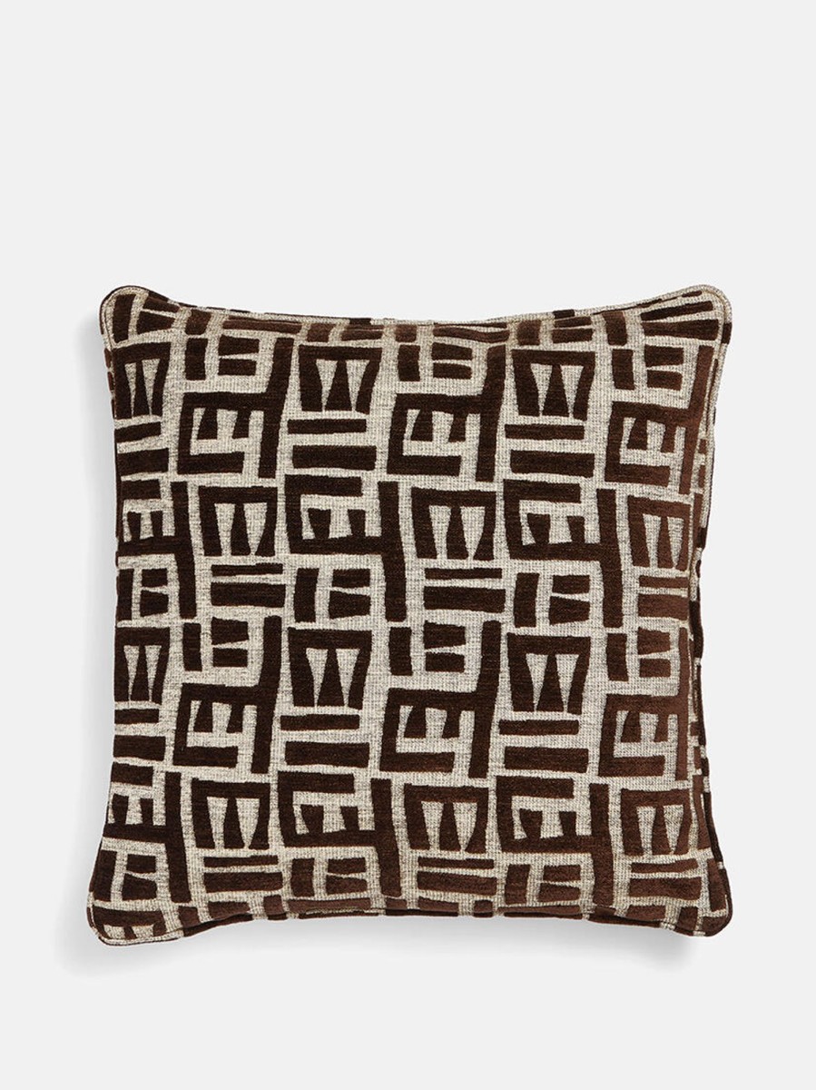 Textiles Soho Home | Pierre Frey Tsomba Cushion, Cocoa