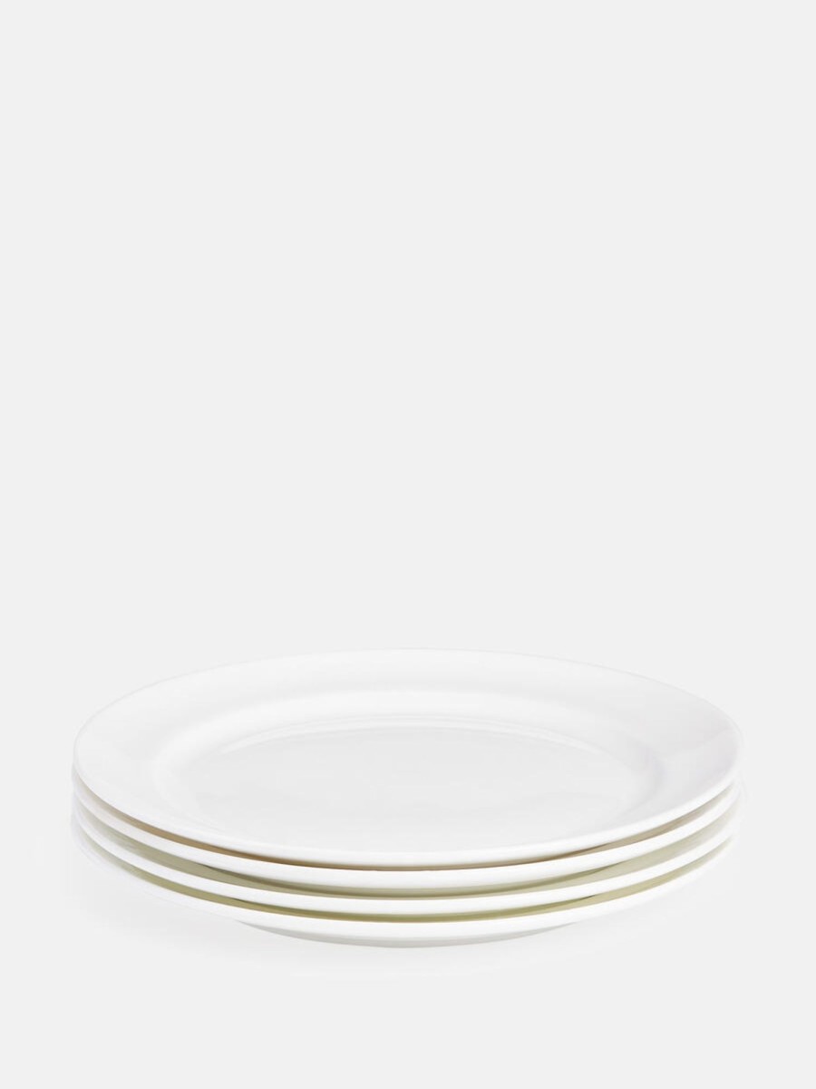 Dining Soho Home | House Side Plate, Bone China, White, Set Of Four