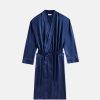 Bathroom Soho Home | Men'S Silk Robe, Midnight And Sky