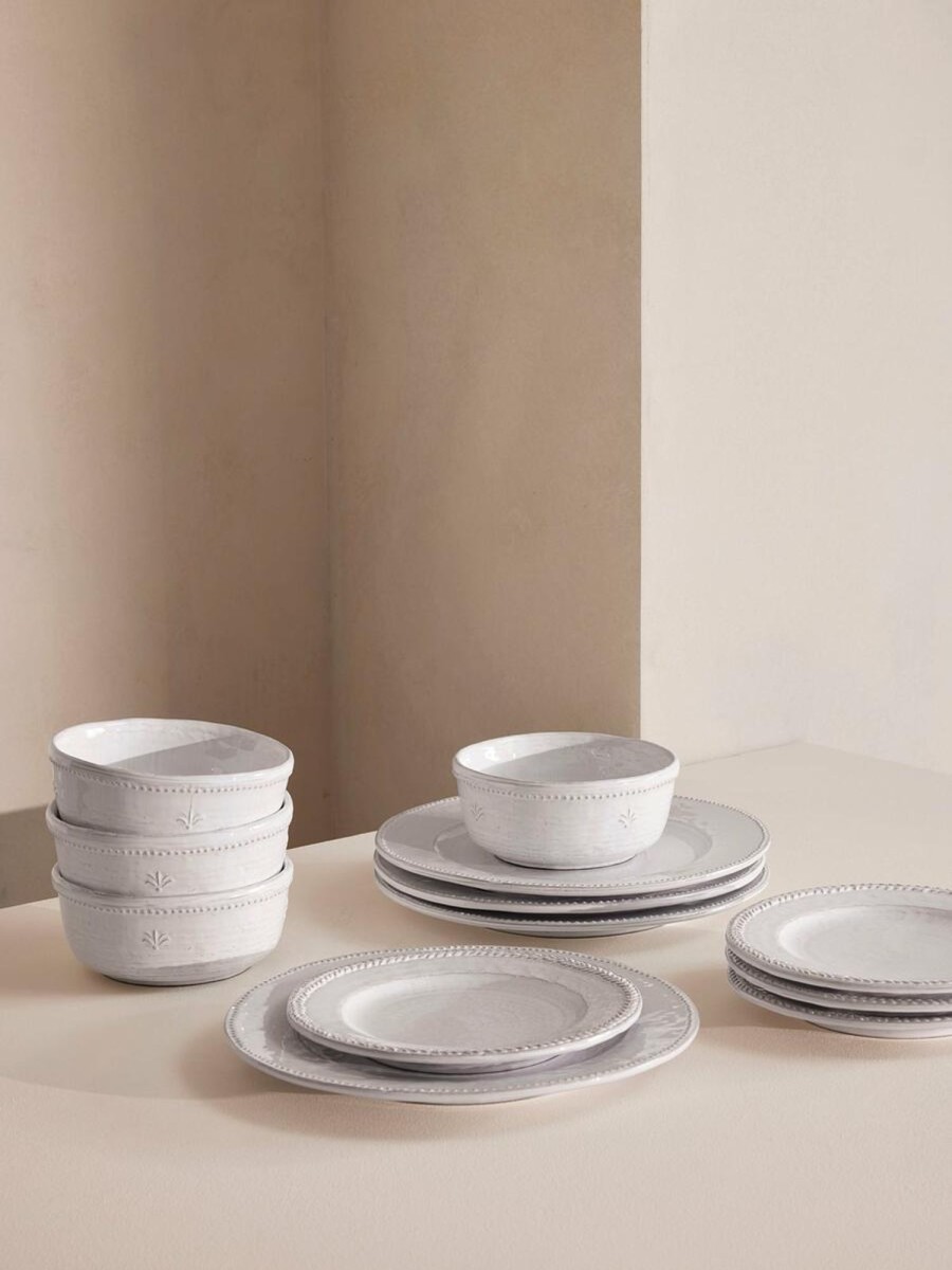 Dining Soho Home | Hillcrest White 12 Piece Dinnerware Set