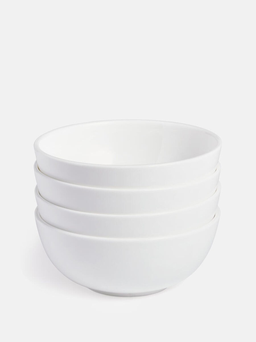 Dining Soho Home | House Soup Bowl, Bone China, White, Set Of Four