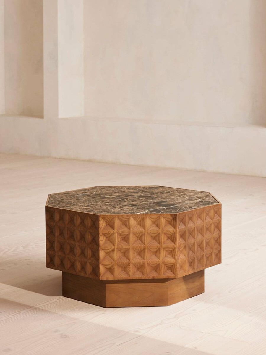 Furniture Soho Home | Dante Coffee Table, Dark Emperador Marble