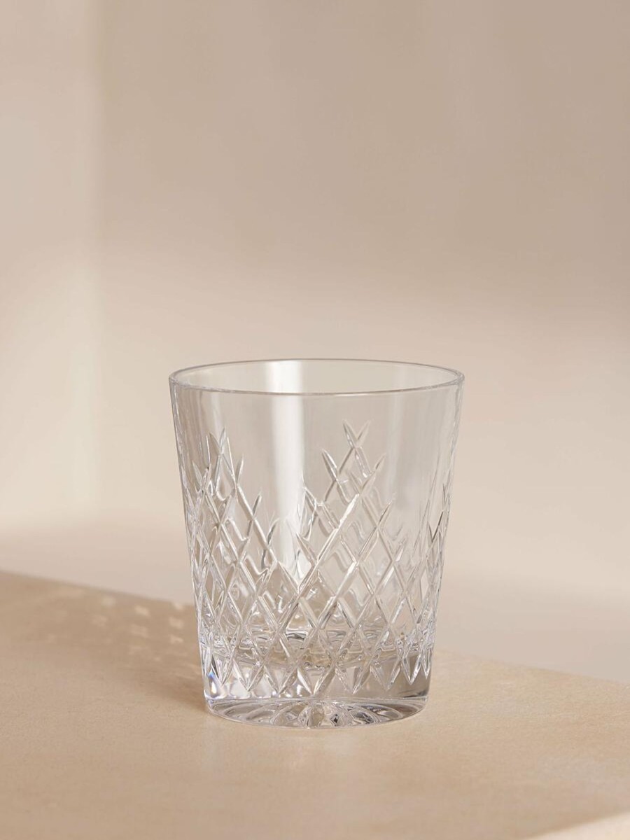 Dining Soho Home | Barwell Cut Crystal Rocks Glass, Set Of Four