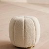 Furniture Soho Home | Sofia Footstool, Boucle, Natural