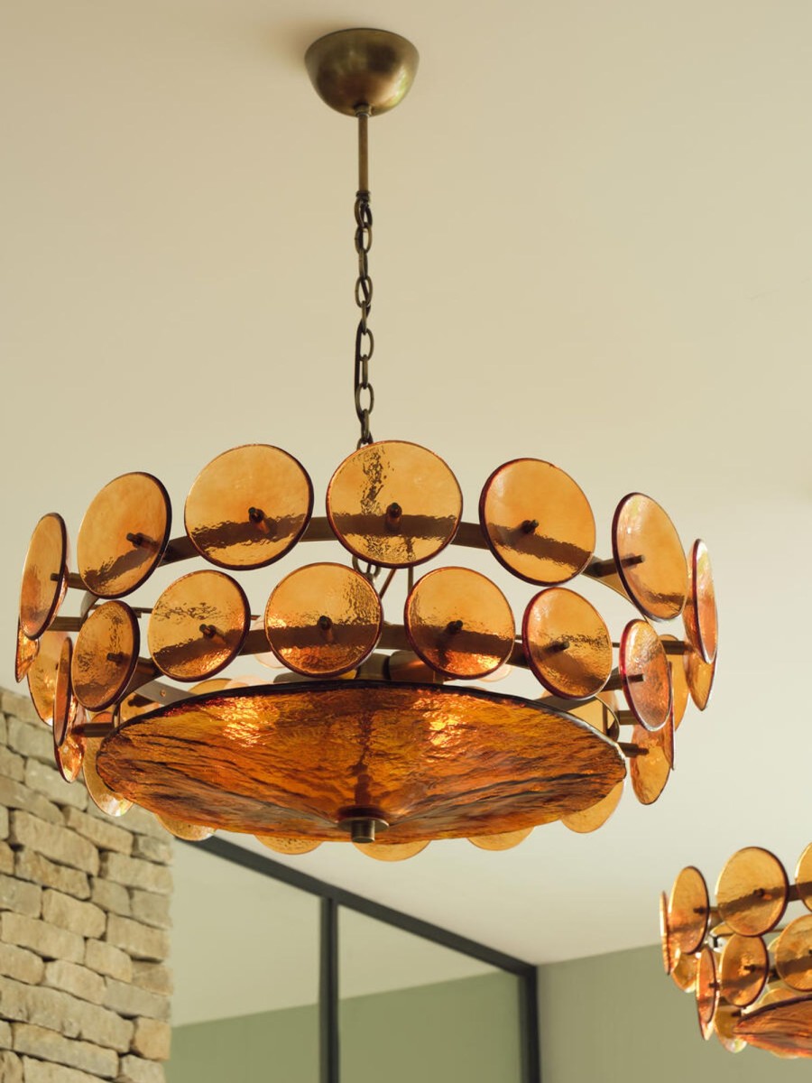 Lighting Soho Home | Lorenzo Chandelier, Amber