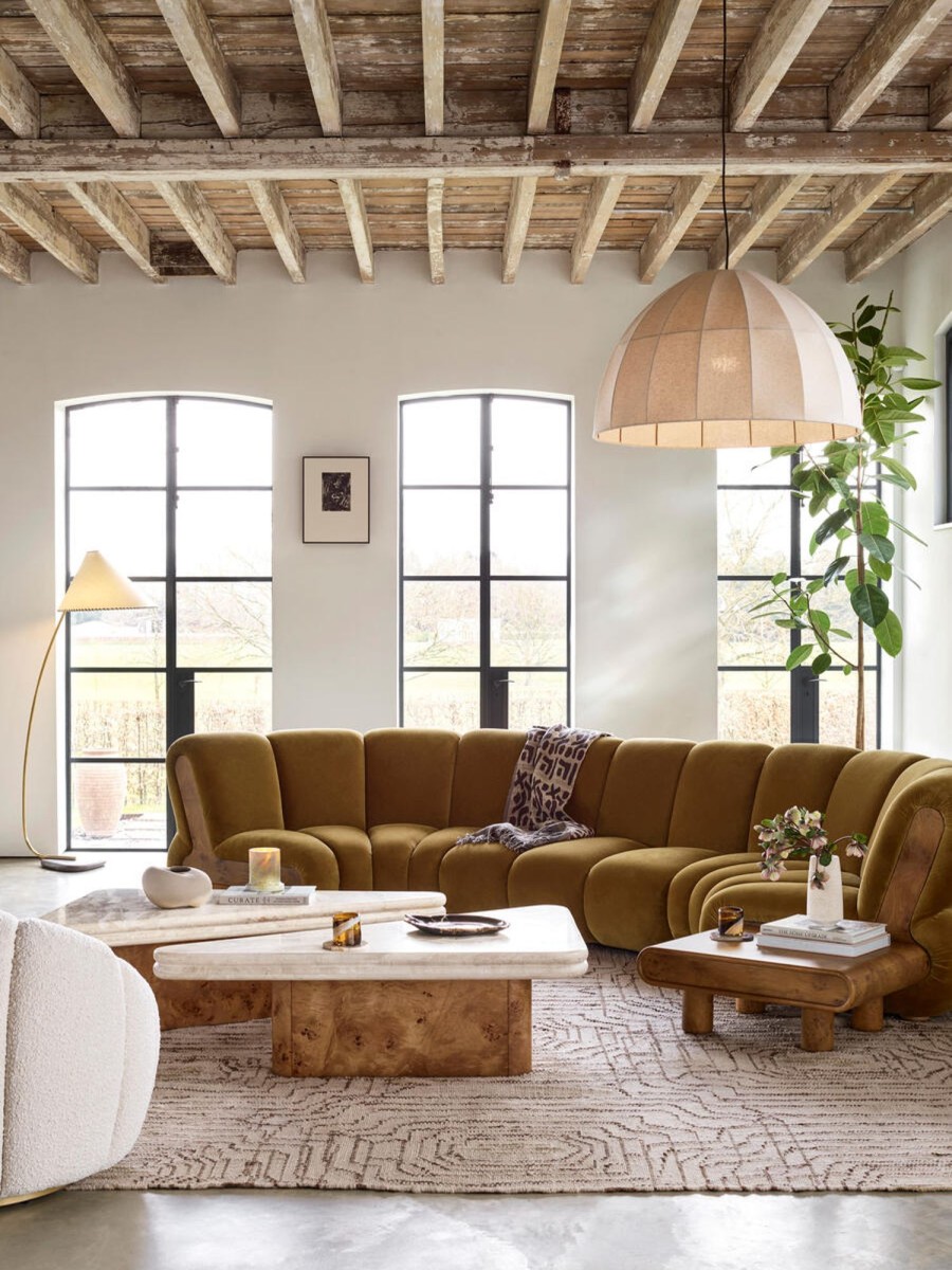 Furniture Soho Home | Noelle Modular Curved Sofa