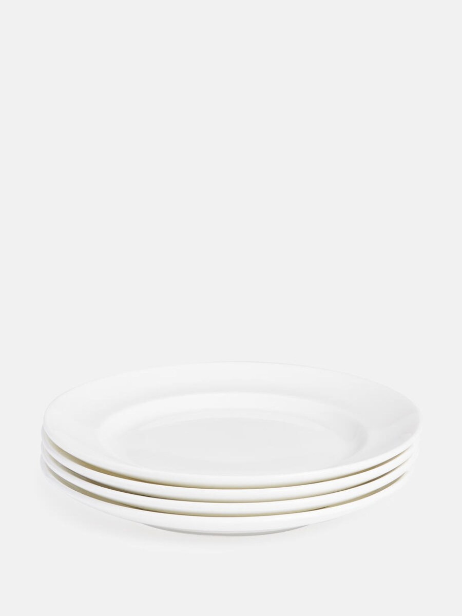 Dining Soho Home | House Bread Plate, Bone China, White, Set Of Four