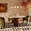 Furniture Soho Home | Murcell Oval Dining Table, Carrara Marble