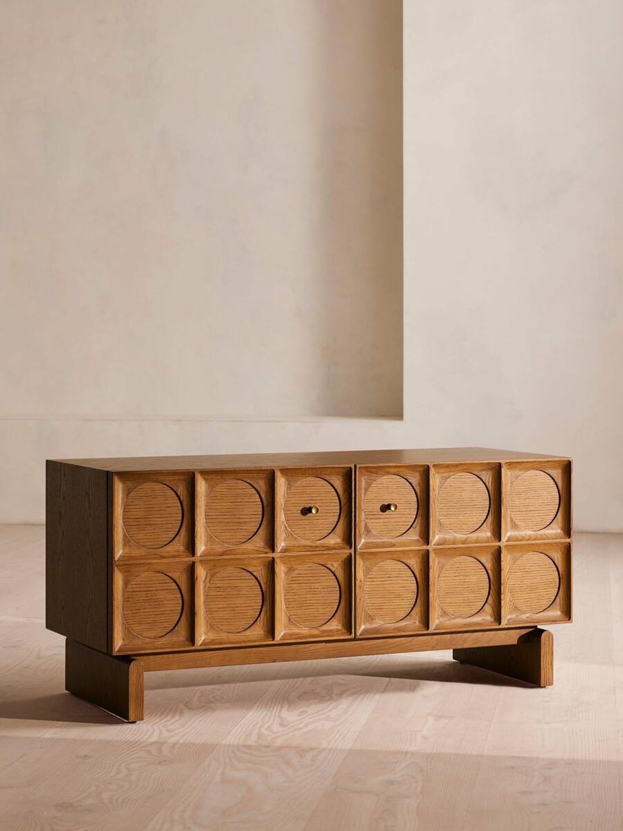 Furniture Soho Home | Marcel Media Unit, Medium Oak