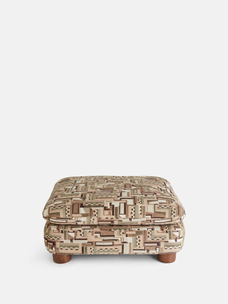 Furniture Soho Home | Vivienne Ottoman, Pattern Sampford