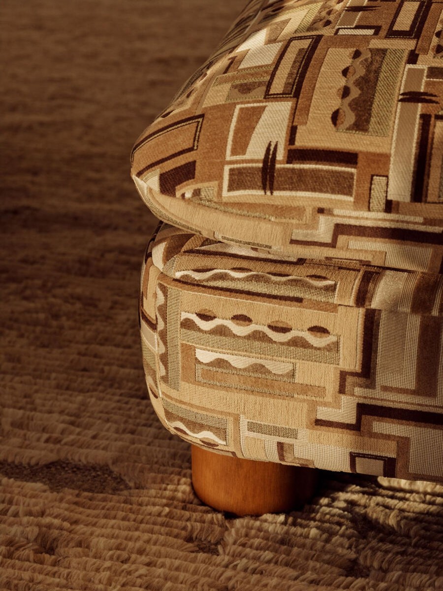 Furniture Soho Home | Vivienne Ottoman, Pattern Sampford