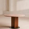 Furniture Soho Home | Dalmati Outdoor Dining Table, Red Terrazzo