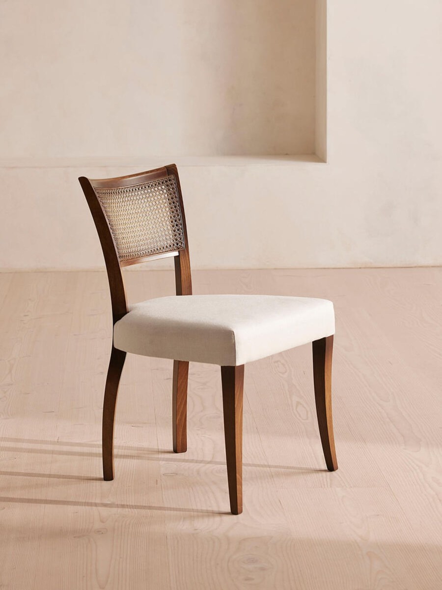 Furniture Soho Home | Pair Of Molina Dining Chairs, Cane Back