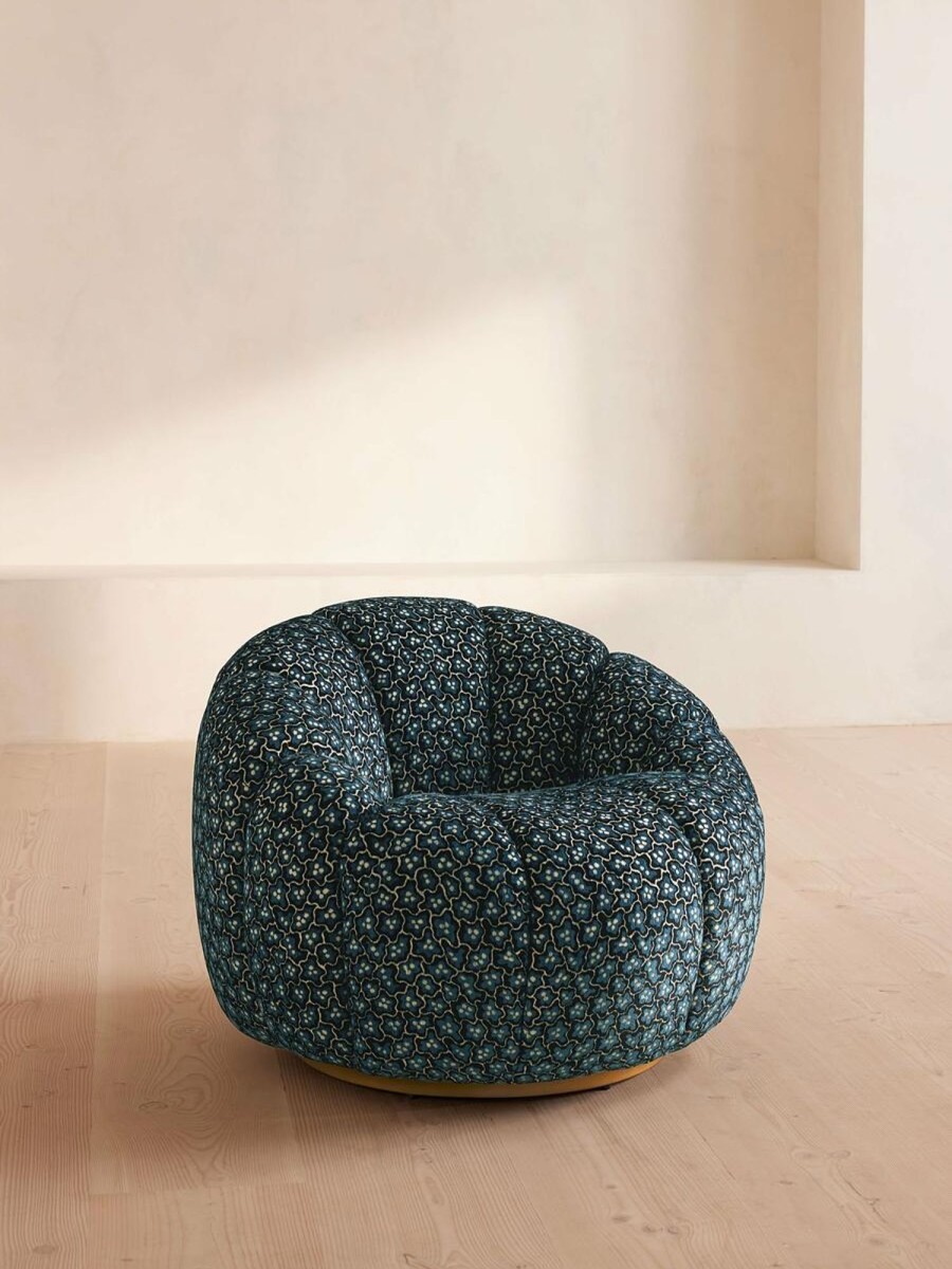 Furniture Soho Home | Garret Armchair, Pierre Frey, Nimpheas