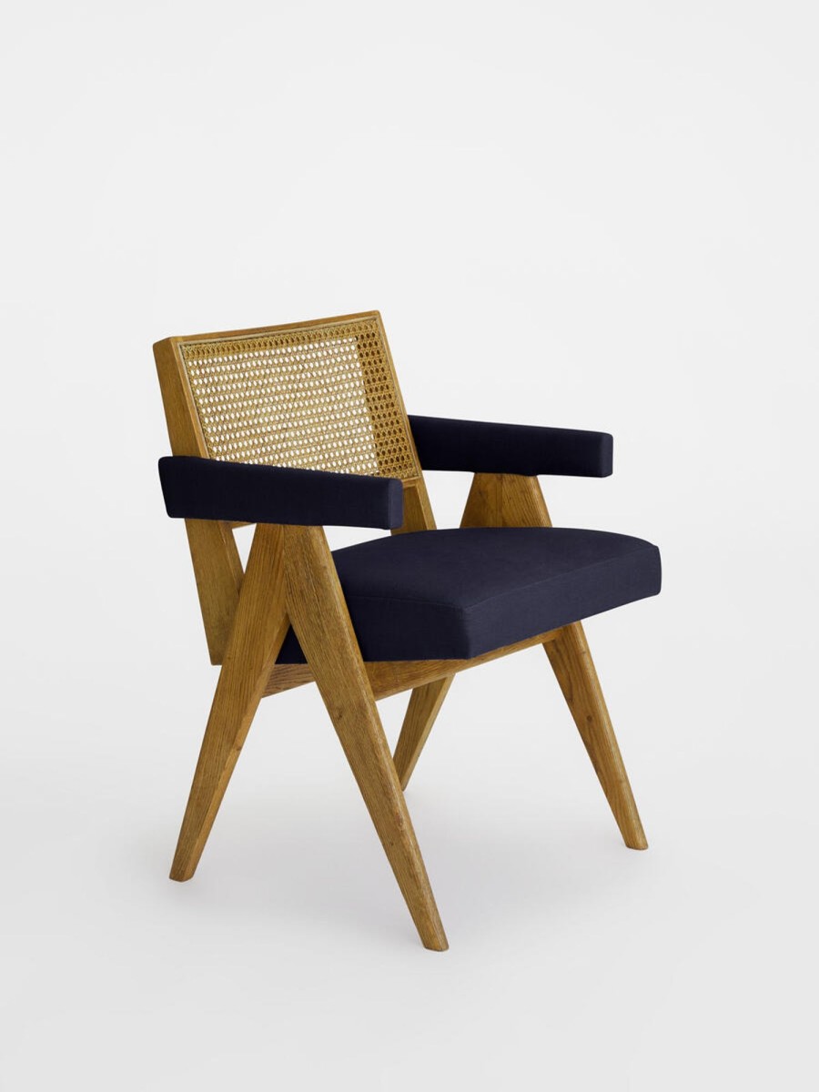 Furniture Soho Home | Hayward Dining Chair With Arms Indigo